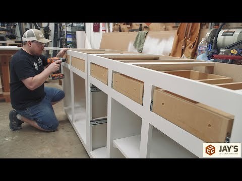 Making DIY Budget Cabinets - Office Remodel part 2 - 307