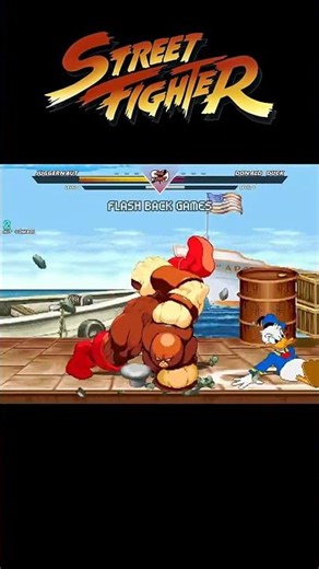 JUGGERNAUT VS DONALD DUCK ! #juggernaut #marvelcomics #donaldduck #streetfighter2