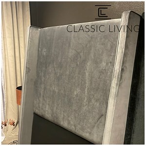 Sovana sengegavl 120 cm (Grå velour) https://www.classicliving.no/products/sovana-sengegavl-120-cm-gra-velour #møbler #classicliving #interiorinspo #nordicinspiration #homestyling #interiorlovers #house #homestyle #design #boligpluss | ClassicLiving