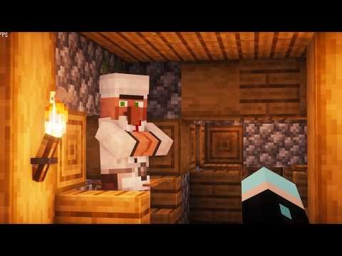 I made a villager My personal chef in Minecraft