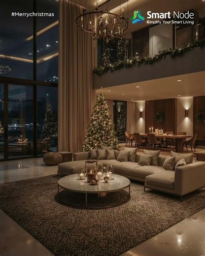 This Smart Home Sets the Perfect Christmas Mood