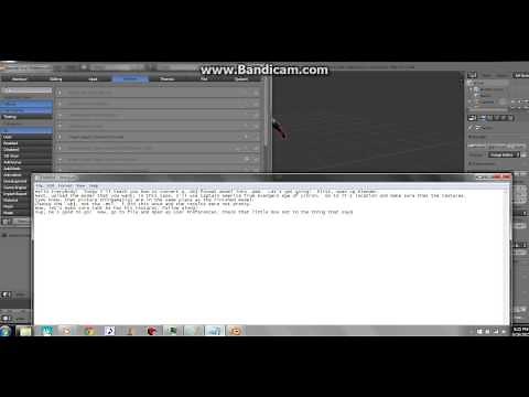 How to Conver Blender files to MMD Obj to PMD