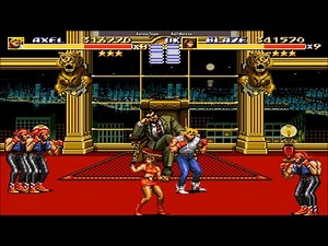 베어 너클 3 Bare Knuckle III ベア・ナックル III 2 Players Co-op Longplay Axel & Blaze (very hard) 怒之鐵拳3