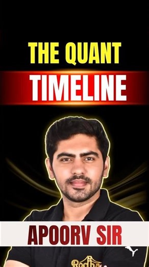 Late to Start Quant Preparation? CAT 2026 (Watch This Right Now) | Apoorv Sir Rodha