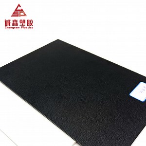 [Hot Item] 3mm Textured ABS Plastic Molding Sheets in Black Color