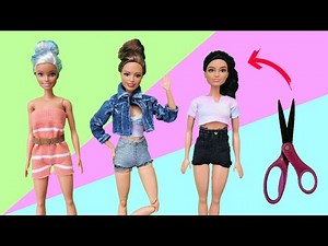 Cool New Easy BARBIE CLOTHES Sewing | DIY Barbie Stuff