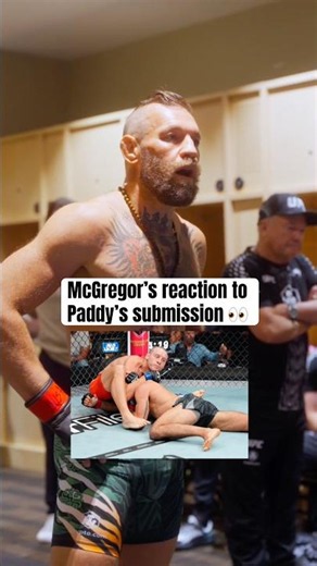 McGregor was locked in to Paddy’s fight 🔒