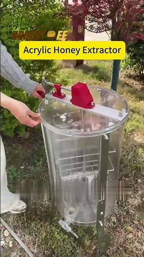 How to Use 2 Frame Manual Acrylic Honey Extractor
