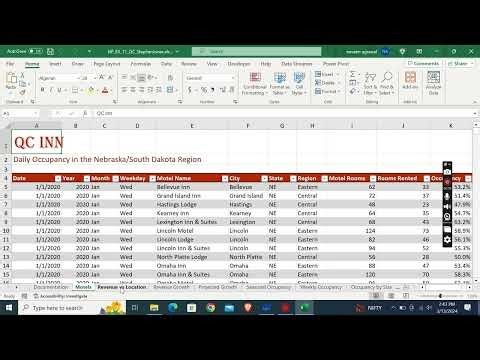 New Perspectives Excel 2019 | Module 11 Textbook Project QC INN #newperspectives #module11 #qcinn