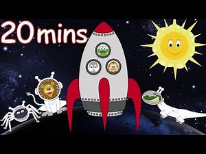 Zoom Zoom Zoom! We're going to the Moon! And lots more Nursery Rhymes! 20 minutes!