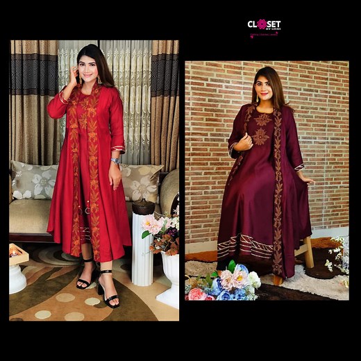 SIZE : ( 36 - 46 ) . REON SLAB COTTON . KOTI LONG 48 . INNER LONG 47 .>>>> Hotline : 013 09 06 9978 / 016 25 03 2937. | Closet By Urmi