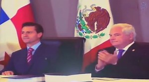 El Ridículo de EPN en Panamá NADIE LE APLAUDIÓ