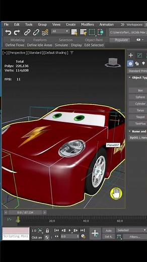 3ds Max Se Talking Car Kaise Banaye? 😲 Tutorial" #iclone #3ds max 2026 #3dcharacter #tutorial