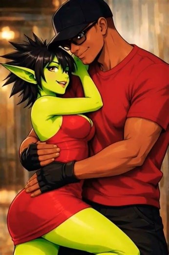 Kissing A Demon Woman