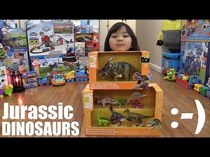 Animal Planet's Dinosaur Toys! Styracosaurus, Triceratops, Spinosaurus, etc... Unboxing