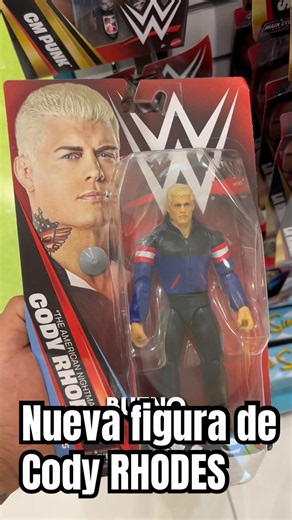 A new Cody Rhodes Main Event Series 165 figure at Liverpool Toys #wwe #mattel