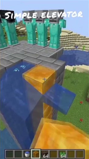 Simple Elevator Minecraft #trending #shorts #minecraft