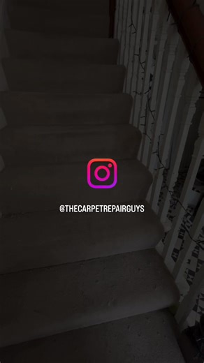 Carpet moths had destroyed this lovely lady’s staircase and left a nasty mark in her London lounge. We replaced two steps, repaired the damaged area and brought everything back to life. One very happy customer — carpets looking brand new again! ✨ #CarpetRepair #London #CarpetMothDamage #BeforeAndAfter #TheCarpetRepairGuys #CarpetRestoration #CarpetExperts | The Carpet Repair Guys | Facebook