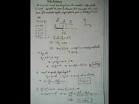 FIZICA MECANICA FORTA DE FRECARE #MANUAL problema #1