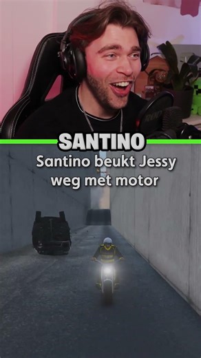 Santino Beukt Jessy Weg Met Motor!😂