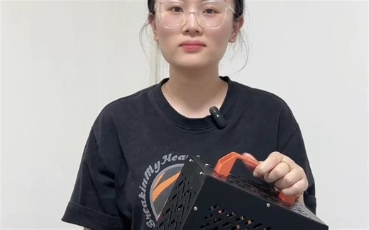 新品小冰箱电脑主机，多孔散热，支持安装大硬盘~ #巧美机箱 #itx机箱 #小机箱 #mini机箱 #迷你机箱