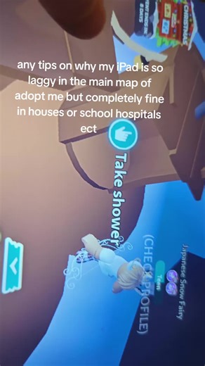 like bro whenever I'm inside something it's fine but as soon as I go into the main map im cooked #adoptme #roblox #laggy