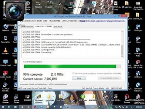 كيفية اصلاح الهاردسك او الفلاش او الزاكرة التالفة Hard Disk Low Level Format Tool