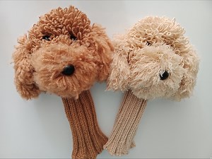 Crochet Personalized Head Covers,crochet Poodle Dog Golf Club Cover,golf Sock ,poodle Dog Golf Clup Cover or Knit Puppet,dog Puppet - Etsy