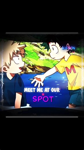 Meet me at our spot | Deku x Bakugo #mha #myheroacademia #deku #bakugo #shorts