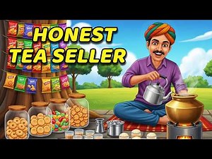 Poor Tea Seller | Moral Stories in English | A heart Touching Story | Learn English | Bedtime Story