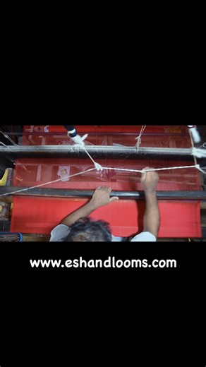 2.4K views | This weaving video shows the process of creating fabric by interlacing warp and weft threads. Watch how patterns form as threads are carefully passed and tightened, demonstrating the skill and rhythm of traditional weaving. #Weaving #sareelove #Eaststarsaree #FashionWithHeritage | East Star Handlooms | Facebook