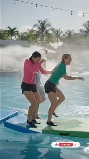 Don’t Fall! The Craziest Pool Challenge girls vs boy #shorts # video