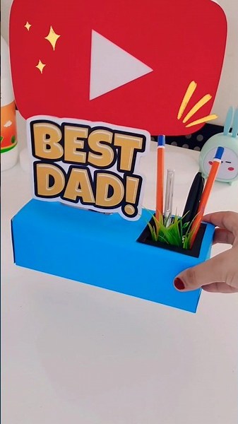 Diy father's day gift idea 💕✨ best out of waste/ easy to make/ diy craft #shorts #craft #dad