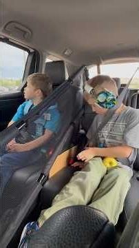 Today we’re test running the car divider before our California trip