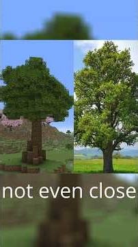 How To Build: Big Oak Tree #building #minecraft #minecrafttutorial #slowed