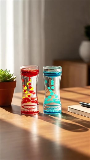 Liquid Dynamic Bubble Timer Set, 2-Pack Hourglass Shape, Stress Relief & Calming Design, Perfect for Home Office Use #creativegiftsforkids #diyvalentinesdaygift #noveltygifts #fidgetgadgets #kidsbathbombs #partysuppliesbusiness #christmasgiftstockingstuffer #sensorytoysfidget #stressreliefgift #fivesensesgiftsforhim