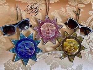 13K views · 340 reactions | We have a wonderful TWO HOUR QVC show this Friday late night - 1AM for the East Coast and 10PM for the West Coast We'll be giving sneak peeks the next few days - so stay tuned! We will put up links for purchase once they are available Kirks Folly Goddess Glamour Sunglasses Sunny Daze Seaview Moon Ornament | Kirks Folly | Facebook
