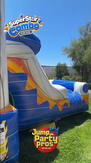 Super Star Combo Bounce House Rental 🌟 Fun Size Jumper with Slide in Riverside, CA | Jump Party Pros