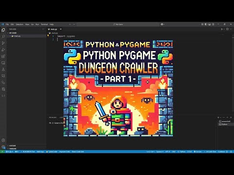 PyGame - How to Make a Dungeon Crawler Game with Python and Pygame – Part 1: Movement Basics