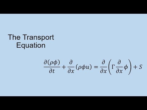 Computational Fluid Dynamics: Transport Equation (Episode 2)