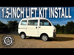 How to lift the 1990-1998 Mitsubishi Minicab van with the HRG Offroad lift kit!