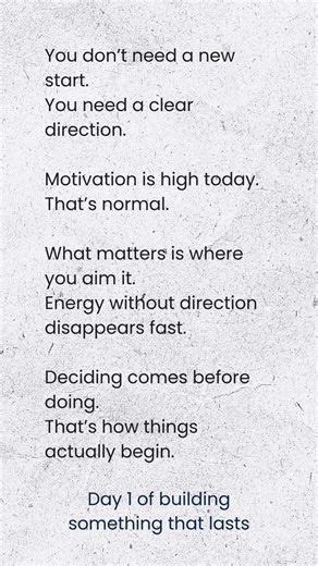 You don’t need a new start. You need direction. #shareyourknowledge #motivation