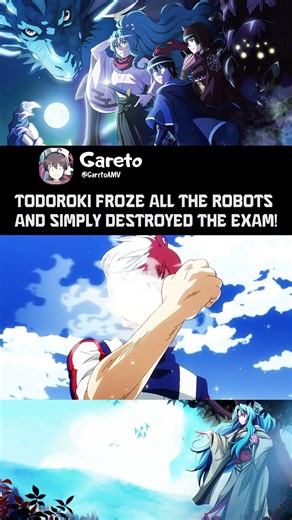 Todoroki surged ahead before the others could even blink. #anime #shorts #todoroki