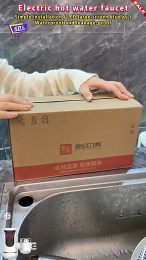 🚰 The instant hot water revolution—no installation required! ✨ This revolutionary water heater provides boiling water in 3 seconds, transforming your kitchen into a highly efficient hub with no plumbing costs! ⚡The magic of 3-second heating** Advanced ceramic heating core → 360° safety protection → Precise temperature control ✅ Plug-and-play freedom Simply connect it to your existing faucet, no tools or professional help required ✅ Dual temperature precision Set the temperature with a simple pr