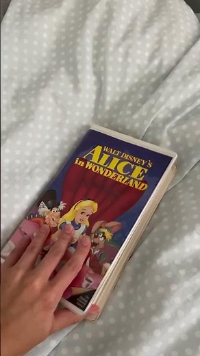 I got Alice in Wonderland on VHS!
