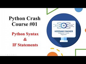 Python Crash Course #01 | Python Syntax & IF Statements