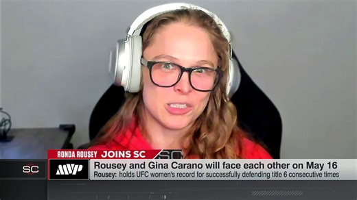 "We fought to fight each other. ... We had to work together to overcome every obstacle to get here." Ronda Rousey is excited for her fight against Gina Carano 🥊 | SportsCenter