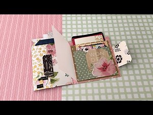 Mini Interactive Ephemera Holder/Booklet - Use Your Paper Stash - TUTORIAL