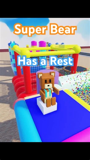Roblox: Super Bear finds cute place #experiment #superbearadventure #gaming