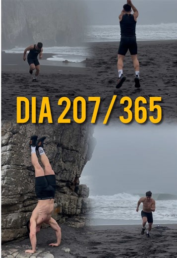 Entrenamiento en la Playa 🏃🏻‍♂️⚡️ #workout #deportes #naturaleza #playa #foryoupage